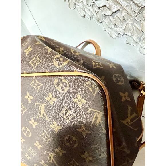 Louis Vuitton Monogram Palermo GM Coated Canvas Shoulder Tote Handbag Brown - Picture 14 of 16